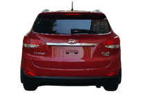 Hyundai IX-35 2010-2015 Modanatura cromata sopra la targa (larga) foto 1
