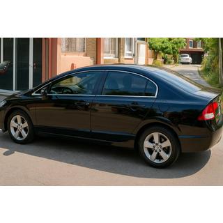 Kit completo cornici finestrini acciaio inox (12 pezzi) Honda Civic Sedan VIII 2006-2011 foto 1