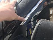 Fiat Doblo II 2010-2022 Deflettori finestrini con profilo cromato (4 pz, Niken) foto 6