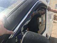 Fiat Doblo II 2010-2022 Deflettori finestrini con profilo cromato (4 pz, Niken) foto 7