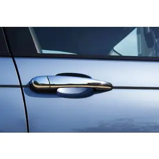Coperture Maniglie Porta Cromate (4 pz, Acciaio Inox)