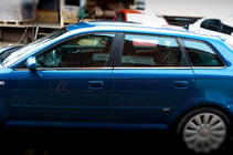 Audi A3 2003-2012 Modanature inferiori finestrini acciaio inox foto 4