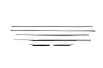 Audi A3 2003-2012 Modanature inferiori finestrini acciaio inox foto 5