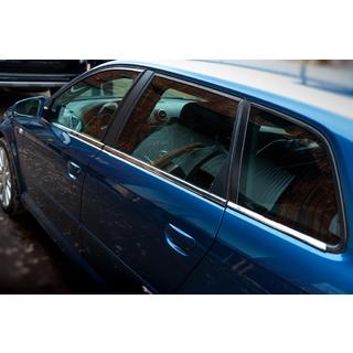 Modanature inferiori finestrini acciaio inox Audi A3 2003-2012 foto 3