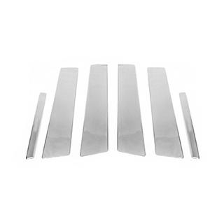 Coperture montanti in acciaio inox (6 pz) Chevrolet Cruze 2009–2015 foto 2
