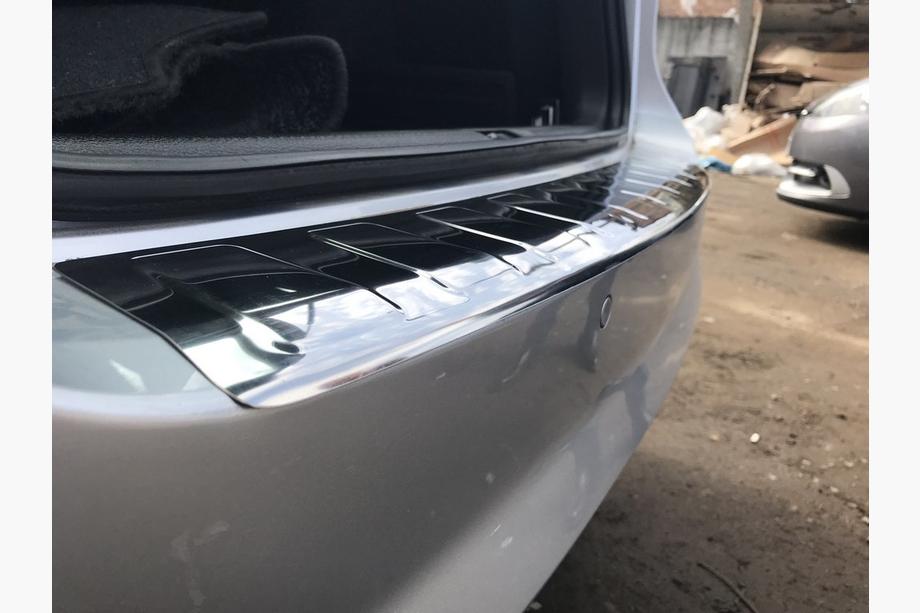 Volkswagen Passat B7 2012-2015 Protezione paraurti posteriore Carmos (SW, acciaio inox) Foto 5