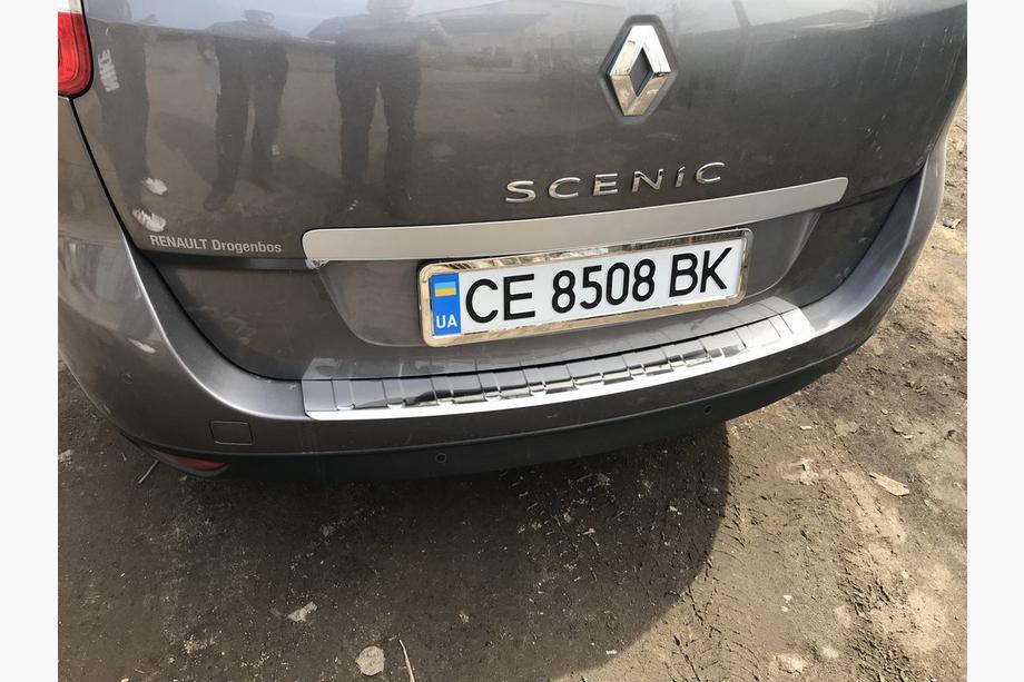 Renault Scenic/Grand 2009-2016 Protezione Paraurti Posteriore Carmos (Grand, Acciaio Inox) Foto 2