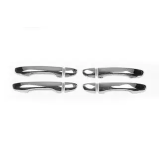 Coperture Maniglie Porta Cromate (4 pz, Acciaio Inox) foto 2