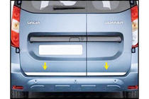 Renault Dokker 2013-2022 Modanatura bagagliaio acciaio inox foto 1