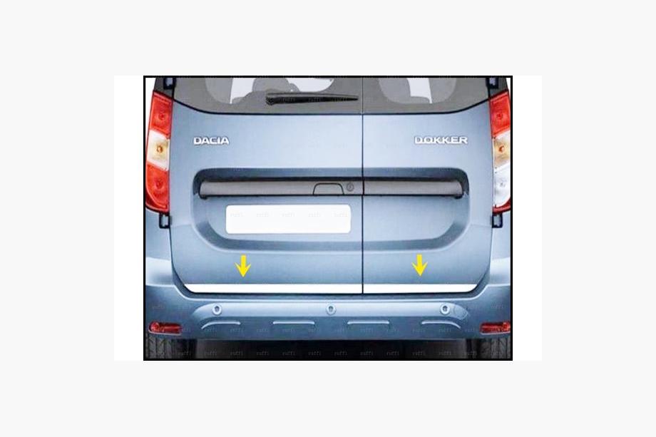 Renault Dokker 2013-2022 Modanatura bagagliaio acciaio inox Image