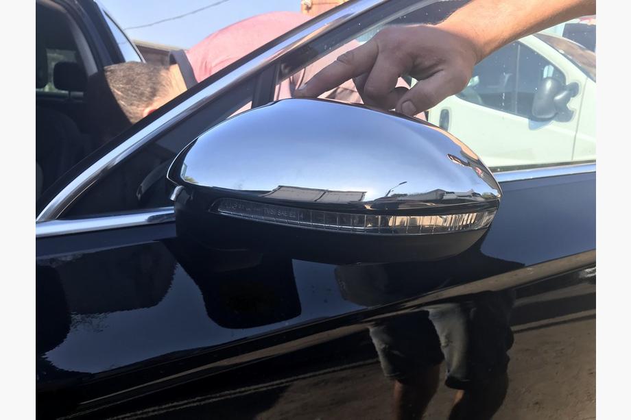 Volkswagen Passat B8 2015-2023 Coperture Specchietti EU (2 pz, Acciaio Inox) Foto 2