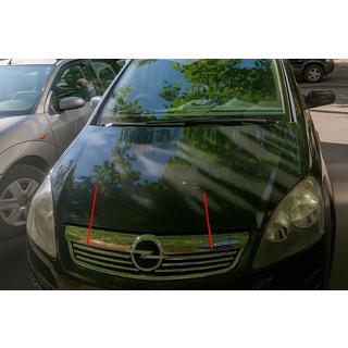 Coperture Griglia Cromate (6 pz, Acciaio Inox) Opel Zafira B 2005–2011 foto 1