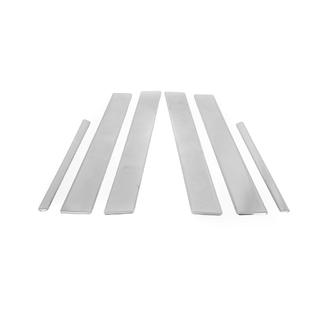 Coperture Montanti Porta Cromate (6 pz, Acciaio Inox) foto 2