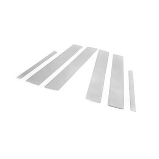 Coperture Montanti Porta Cromate (6 pz, Acciaio Inox) foto 4