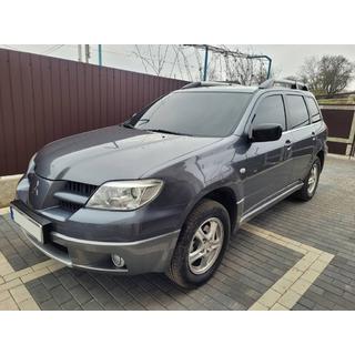Modanature inferiori finestrini acciaio inox (6 pz) Mitsubishi Outlander 2001-2006 foto 3