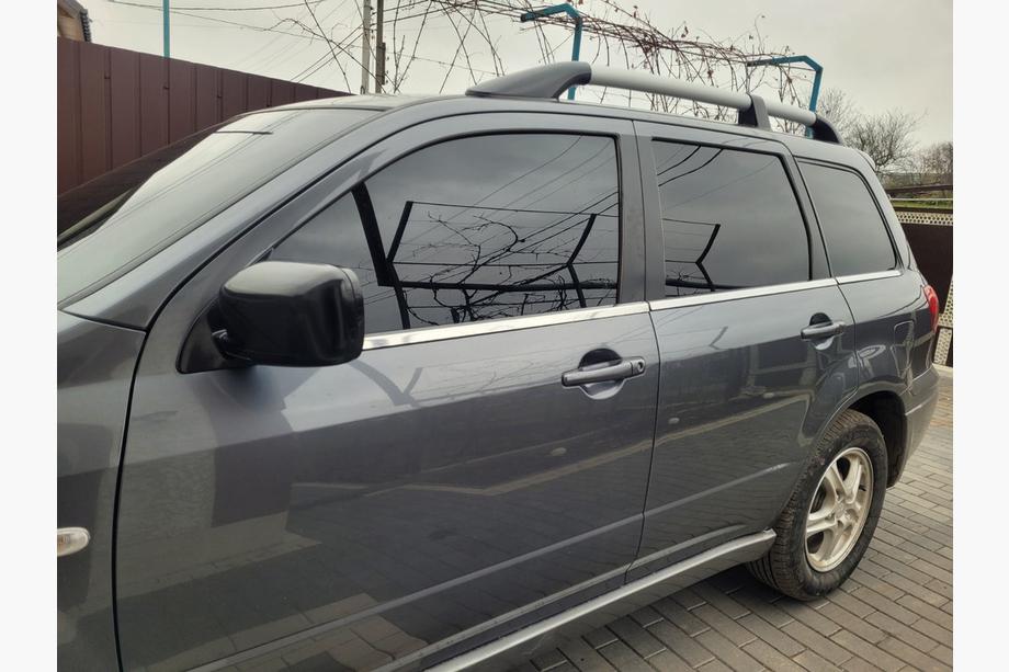 Mitsubishi Outlander 2001-2006 Modanature inferiori finestrini acciaio inox (6 pz) Image