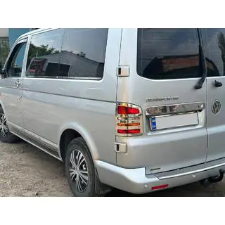 Modanature inferiori finestrini (6 pezzi, acciaio inox) Volkswagen T6 2015-2024 foto 3