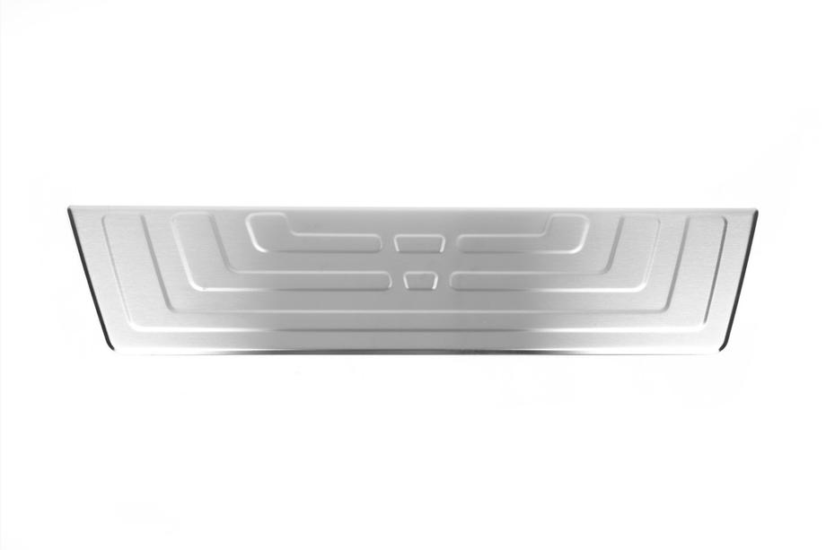 Volkswagen Amarok 2010-2022 Protezione paraurti posteriore OmsaLine acciaio inox opaco Foto 2