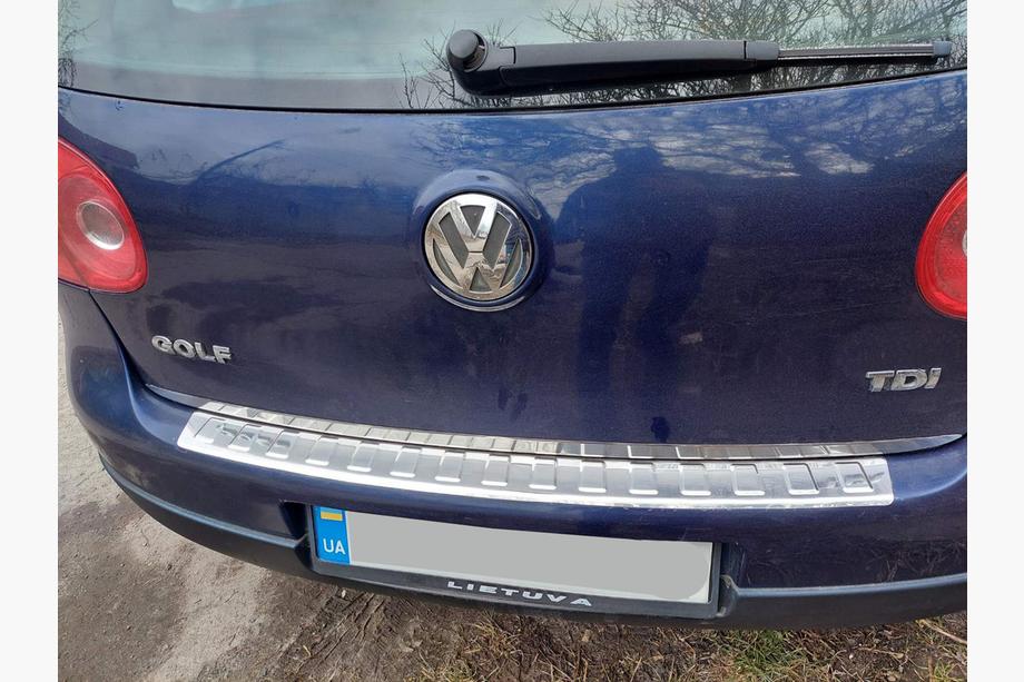 Volkswagen Golf 5 2003-2009 Protezione Paraurti Posteriore Carmos Acciaio Inox Plus Foto 7