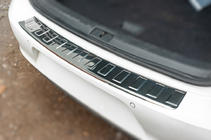 Volkswagen Golf 7/E-Golf 2012-2020 Protezione Paraurti Posteriore Carmos Acciaio Inox Hatchback foto 1
