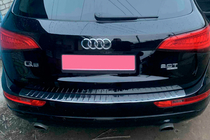 Audi Q5 2008-2017 Protezione Paraurti Posteriore Carmos Acciaio Inox foto 3