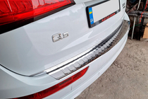 Audi Q5 2008-2017 Protezione Paraurti Posteriore Carmos Acciaio Inox foto 4