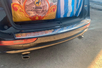 Audi Q5 2008-2017 Protezione Paraurti Posteriore Carmos Acciaio Inox foto 7