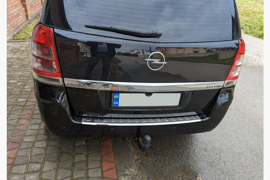 Opel Zafira B 2005–2011 Protezione Paraurti Posteriore Carmos V1 Acciaio Inox Image
