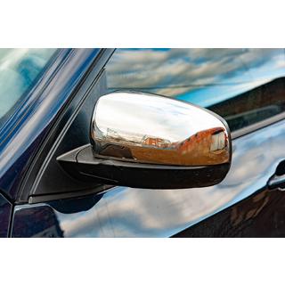 Coperture Specchietti (2 pz, Acciaio Inox) BMW X5 E70 2007-2013 foto 2