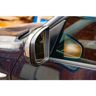 Coperture Specchietti (2 pz, Acciaio Inox) BMW X5 E70 2007-2013 foto 4
