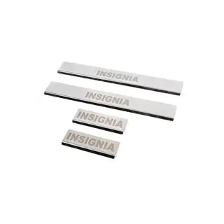 Battitacco Carmos (4 pz, acciaio inox)