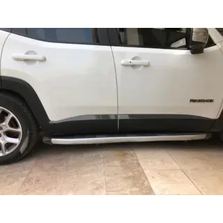 Modanature Porta Cromo Nero (4 pz, Acciaio Inox) Jeep Renegade 2014- foto 4