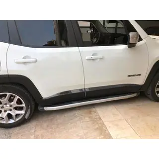 Modanature Porta Cromo Nero (4 pz, Acciaio Inox) Jeep Renegade 2014- foto 1