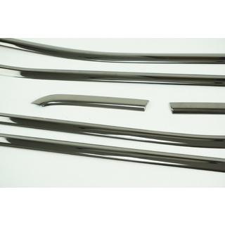 Cornici Finestrini Cromo Nero (6 pz, Acciaio Inox) foto 4