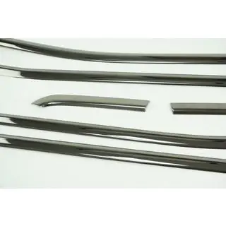 Cornici Finestrini Cromo Nero (6 pz, Acciaio Inox) Jeep Renegade 2014- foto 4