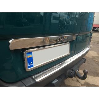 Modanatura cofano sopra targa BlackChrome (acciaio inox) foto 1