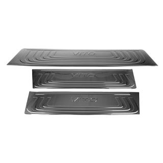 Battitacco interni Nero Cromo (acciaio inox) foto 3