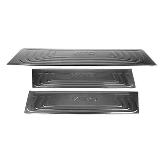 Battitacco interni Nero Cromo (acciaio inox) foto 3