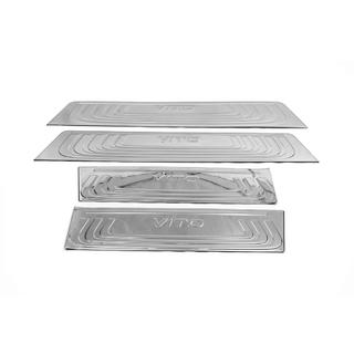 Battitacco interni Nero Cromo (acciaio inox) foto 2