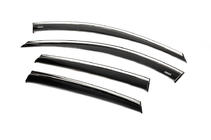Opel Antara 2006-2017 Deflettori finestrini con profilo cromato (4 pz, Niken) foto 7