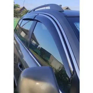Deflettori finestrini con profilo cromato (4 pz, Niken) foto 2