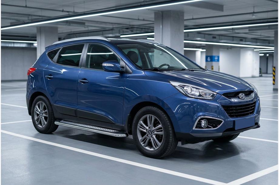 Hyundai IX-35 2010-2015 Pedane Laterali Maydos V2 (2 pz, Alluminio e Acciaio Inox) Foto 1