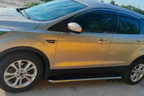 Ford Kuga/Escape 2013-2019 Pedane Laterali Maydos V2 (2 pz, Alluminio + Acciaio Inox) foto 9