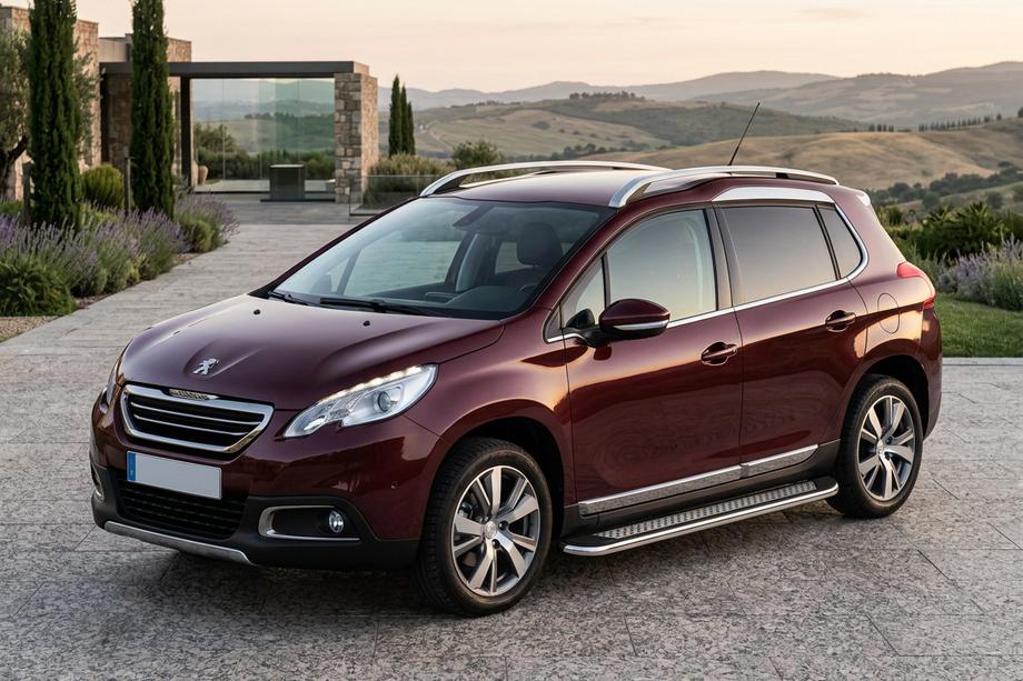 Peugeot 3008 2008-2016 Pedane Laterali Maydos V2 (2 pz, Alluminio e Acciaio Inox) 2014-2016 Foto 1