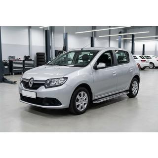 Pedane Laterali Maydos V2 (2 pz, Alluminio e Acciaio Inox) Renault Sandero 2013-2022 foto 1