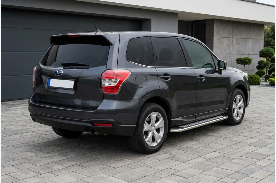 Subaru Forester 2013-2018 Pedane Laterali Maydos V2 (2 pz, Alluminio e Acciaio Inox) Foto 1