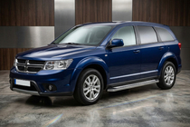 Dodge Journey 2008-2020 Pedane Laterali Maydos V2 (2 pz, Alluminio e Acciaio Inox) foto 1