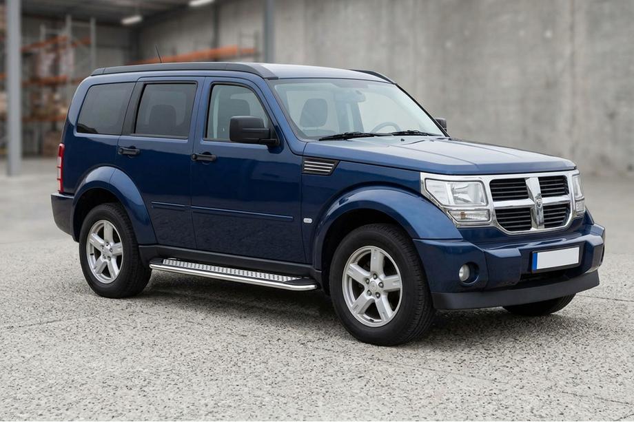 Dodge Nitro 2006-2011 Pedane Laterali Maydos V2 (2 pz, Alluminio e Acciaio Inox) Image