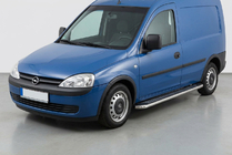 Opel Combo 2002–2012 Pedane Laterali Maydos V2 (2 pz, Alluminio e Acciaio Inox) foto 1