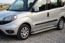 Opel Combo 2012-2018 Pedane Laterali Maydos V2 (2 pz, Alluminio e Acciaio Inox) Base Maxi foto 1